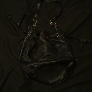 Black leather Kate spade pocket book